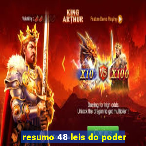 resumo 48 leis do poder